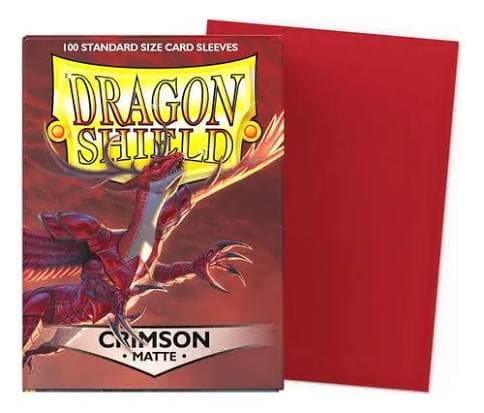 Dragon Shield Sleeves Standard crimson matte