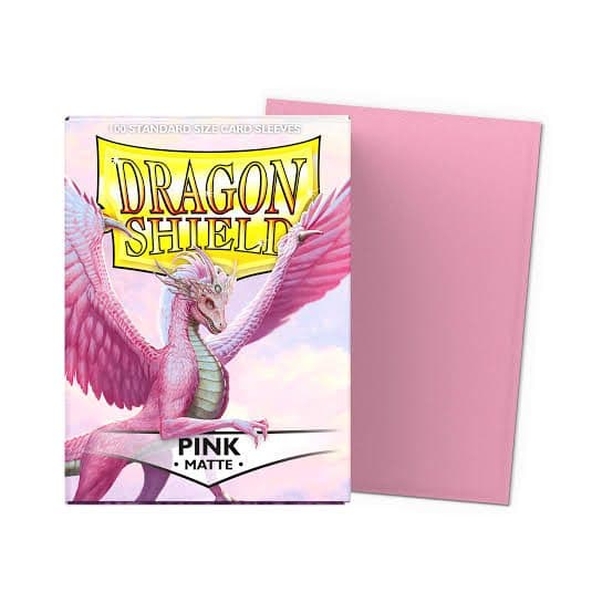 Dragon Shield Sleeves Standard pink matte