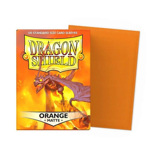 Dragon Shield Sleeves Standard orange matte